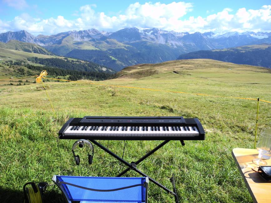 Piano mit Aussicht